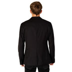 Armani Exchange Black Polyester Blazer Armani Exchange