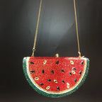 Watermelon Crystal Diamond Evening Bags Women Rhinestone Clutch Wallet Minaudiere Bag Bridal Wedding Bridal Handbag Purse eprolo