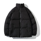 Winter Jacket Men Parkas Thicken Warm Coat Mens Stand Collar Jackets Solid Color Parka Coat eprolo