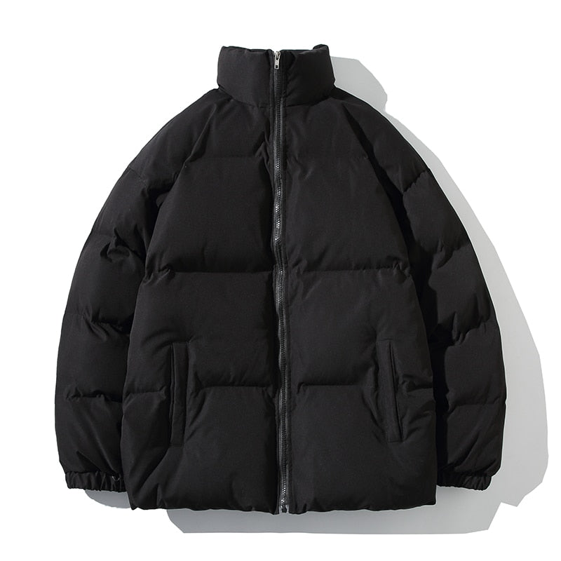 Winter Jacket Men Parkas Thicken Warm Coat Mens Stand Collar Jackets Solid Color Parka Coat eprolo