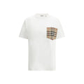 Burberry White Cotton T-Shirt Burberry
