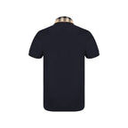 Burberry Blue Cotton Polo Shirt Burberry