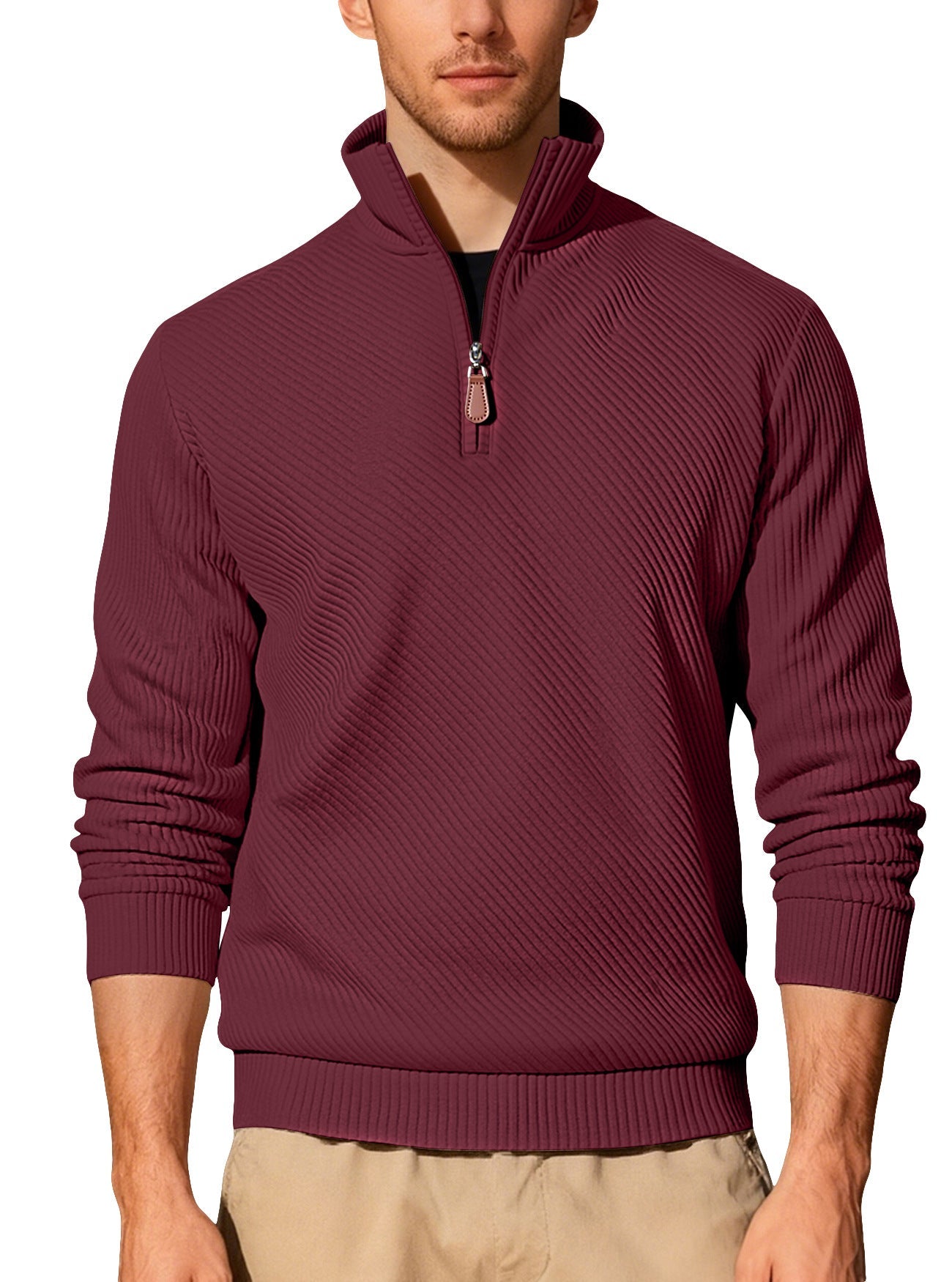 Long sleeved half zip sports hoodie eprolo