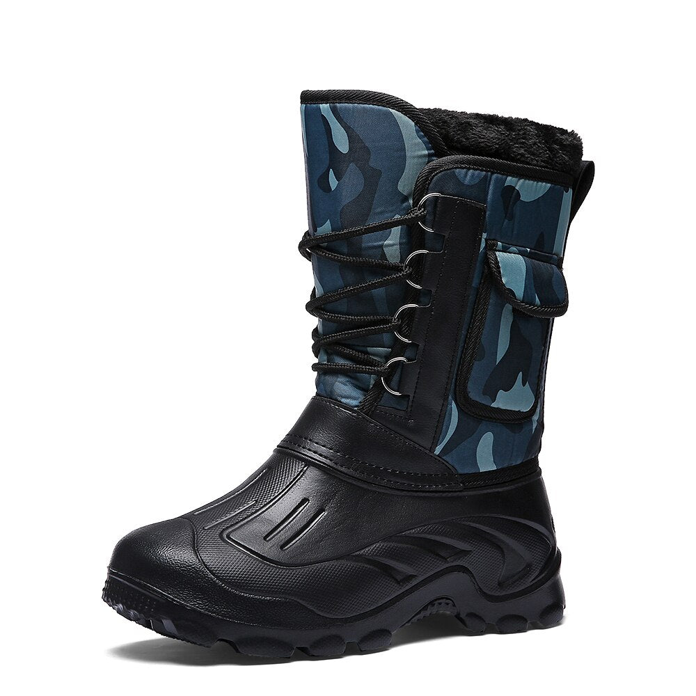 Men Winter Boots Warm Waterproof Sneakers Outdoor Activities Fishing Snow Work Boots Male Footwear Men Shoes Fishing Boots eprolo