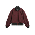 Jacket with Stand Collar and Clean Fit Short Baseball Style for Men and Women eprolo