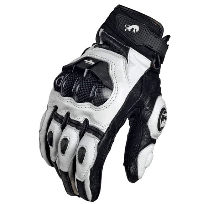 Motorcycle Gloves black Racing Genuine Leather Motorbike white Road Racing Team Glove men summer winter eprolo