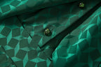 Spring And Summer New Quality Acetic Acid Jacquard Popular Green Slimming Large Swing Dress With Bow Women's Skirt eprolo