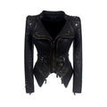 Jacket Women Faux Leather PU Jacket Winter Autumn Black Motorcycle Jacket Outerwear  Gothic Faux leather Coats Chaqueta eprolo