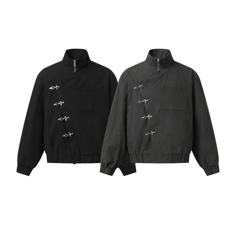 Casual Stand Collar Jacket for Men and Women eprolo