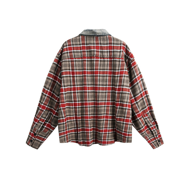 Heavyweight plaid shirts with a relaxed fit and authentic vintage workwear style. Long sleeves, durable construction, and classic patterns in both men's and women's cuts. Built for layering or everyday wear. eprolo