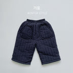 Wool Lined Vintage Cotton Cropped Straight Leg Pants LittleYogaSocks