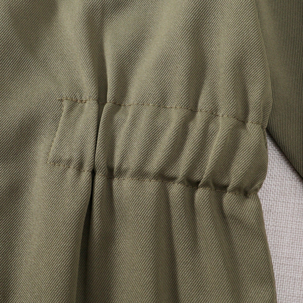 Toddler Boys Pilot Jumpsuit Army Green Long Sleeve Romper, Perfect For Birthday Party Outfits VELORIA - Thread of Generations