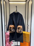 Solid Minimalist Woolen Coat For Women Long Sleeve Lapel Pocket Design Double Breatsed Causal Loose Coats Female eprolo