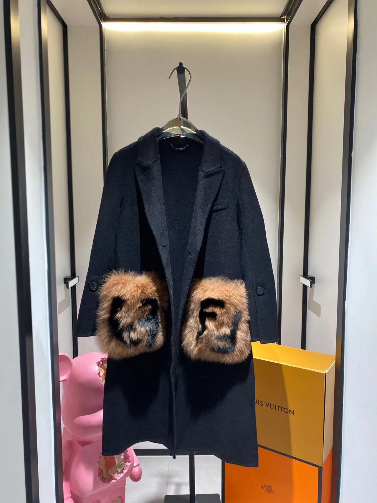 Solid Minimalist Woolen Coat For Women Long Sleeve Lapel Pocket Design Double Breatsed Causal Loose Coats Female eprolo