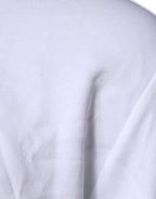 Versace White Medusa Embroidery Crew Neck Pullover Sweater Versace