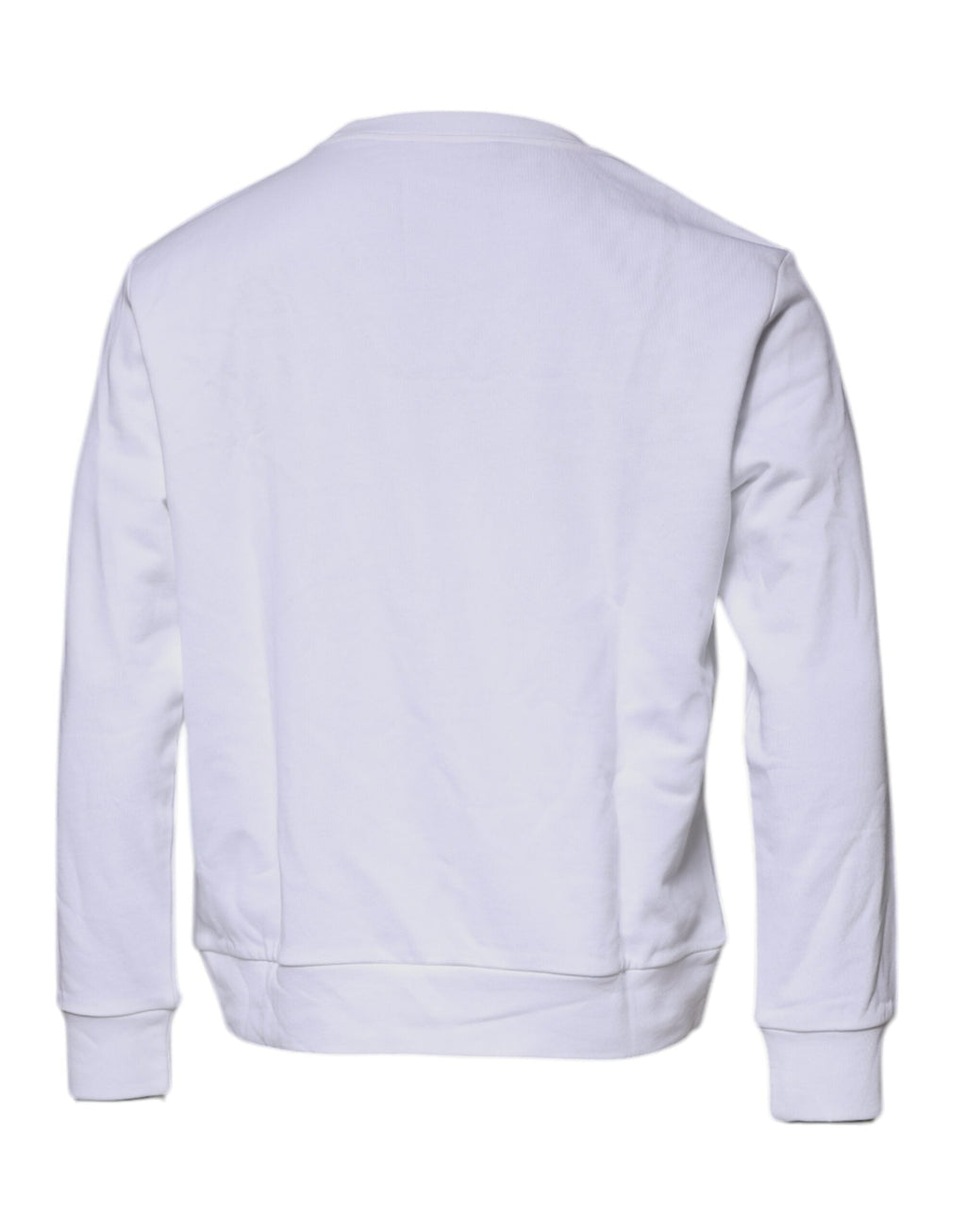 Versace White Medusa Embroidery Crew Neck Pullover Sweater Versace