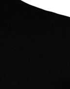 Versace Black Viscose Collared Polo Short Sleeves T-shirt Versace