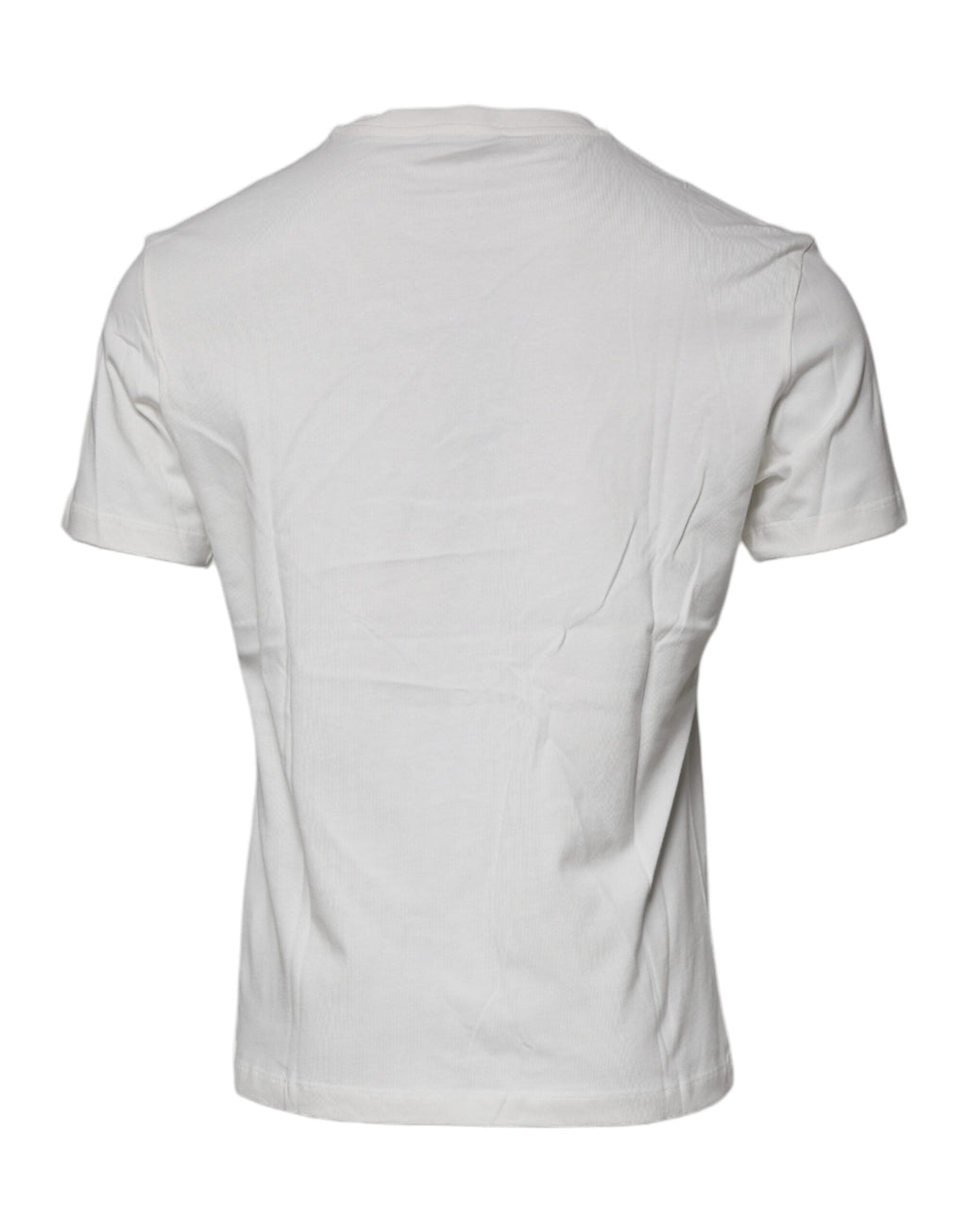 Versace White Medusa Print Cotton Crew Neck T-shirt Versace
