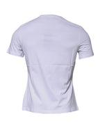 Versace White Medusa Print Cotton Crew Neck T-shirt - VELORIA - Thread of Generations