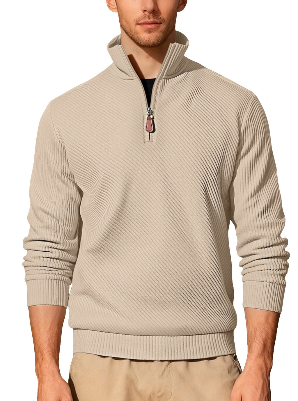 Long sleeved half zip sports hoodie eprolo