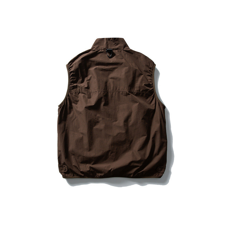 Cityboy Outdoor Casual Half-Zip Hooded Work Vest for Men eprolo