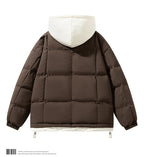 Fake two piece cotton jacket for both men and women, winter trend loose and thick casual cotton jacket for couples, cotton jacke eprolo