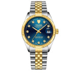 TEVISE Brand Luxury Men Automatic Watch Man Tourbillon Mechanical Watches Movement Gold Clock eprolo