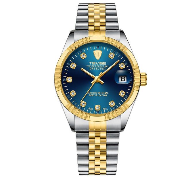 TEVISE Brand Luxury Men Automatic Watch Man Tourbillon Mechanical Watches Movement Gold Clock eprolo