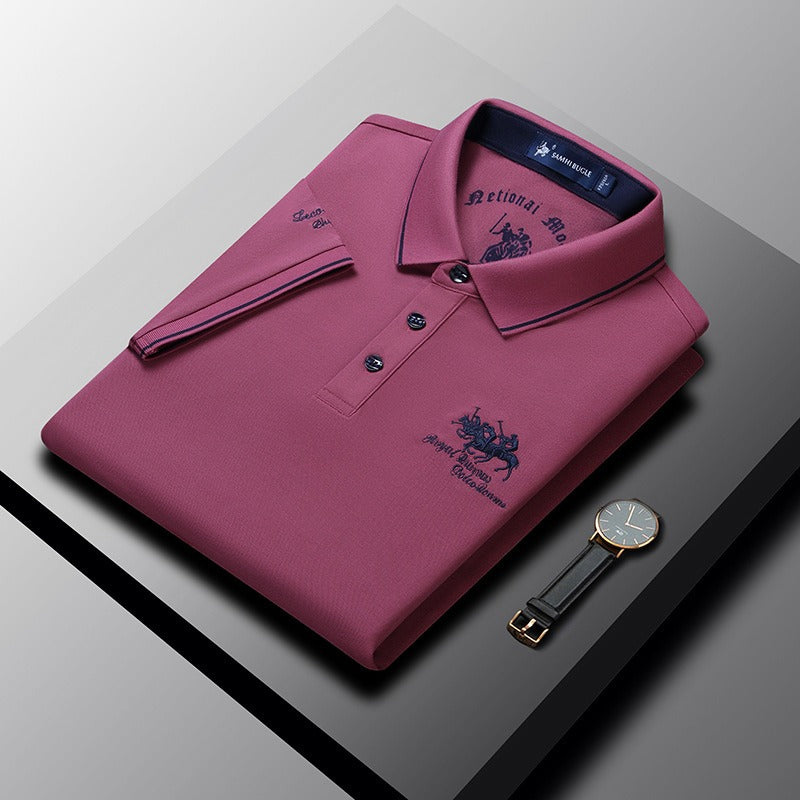 POIO shirt new summer business short sleeved T-shirt for men Father's Day eprolo