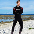 Men 1.5mm Neoprene Wetsuit Onepiece Jumpsuit Swimming Scuba Diving Surfing Snorkeling Fullbody SuitS Long Sleeve Wet Suit eprolo