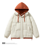 Fake two piece cotton jacket for both men and women, winter trend loose and thick casual cotton jacket for couples, cotton jacke eprolo