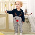Children's Christmas knitted sweater LittleYogaSocks