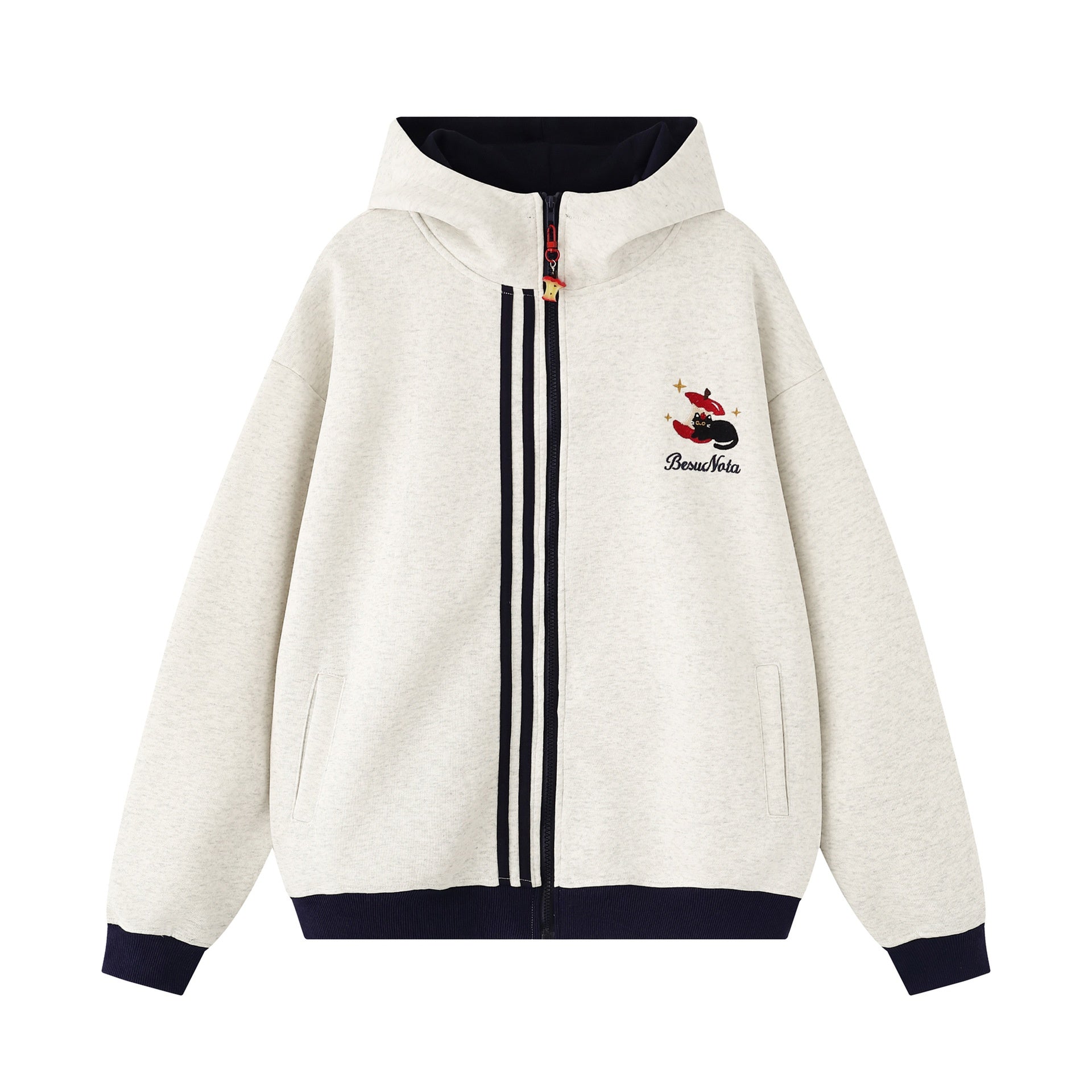Apple Pendant Hooded Sweater for Men and Women, Loose Casual Jacket eprolo
