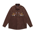 long-sleeve shirt for men autumn loose fit versatile couple's shirt eprolo