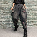 Spring New Arrival Fashionable Printed Jeans LittleYogaSocks