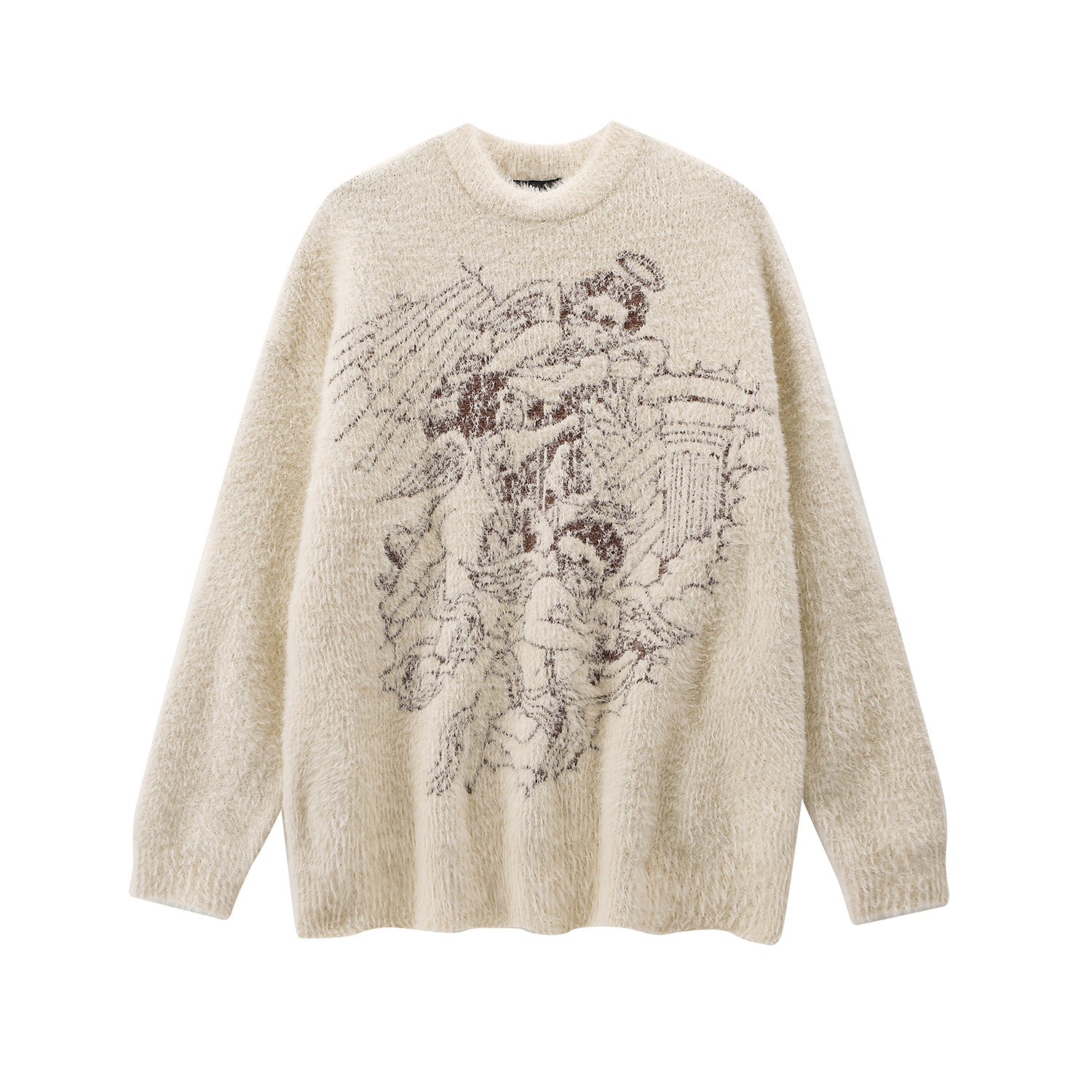 Jacquard round neck base shirt for men eprolo