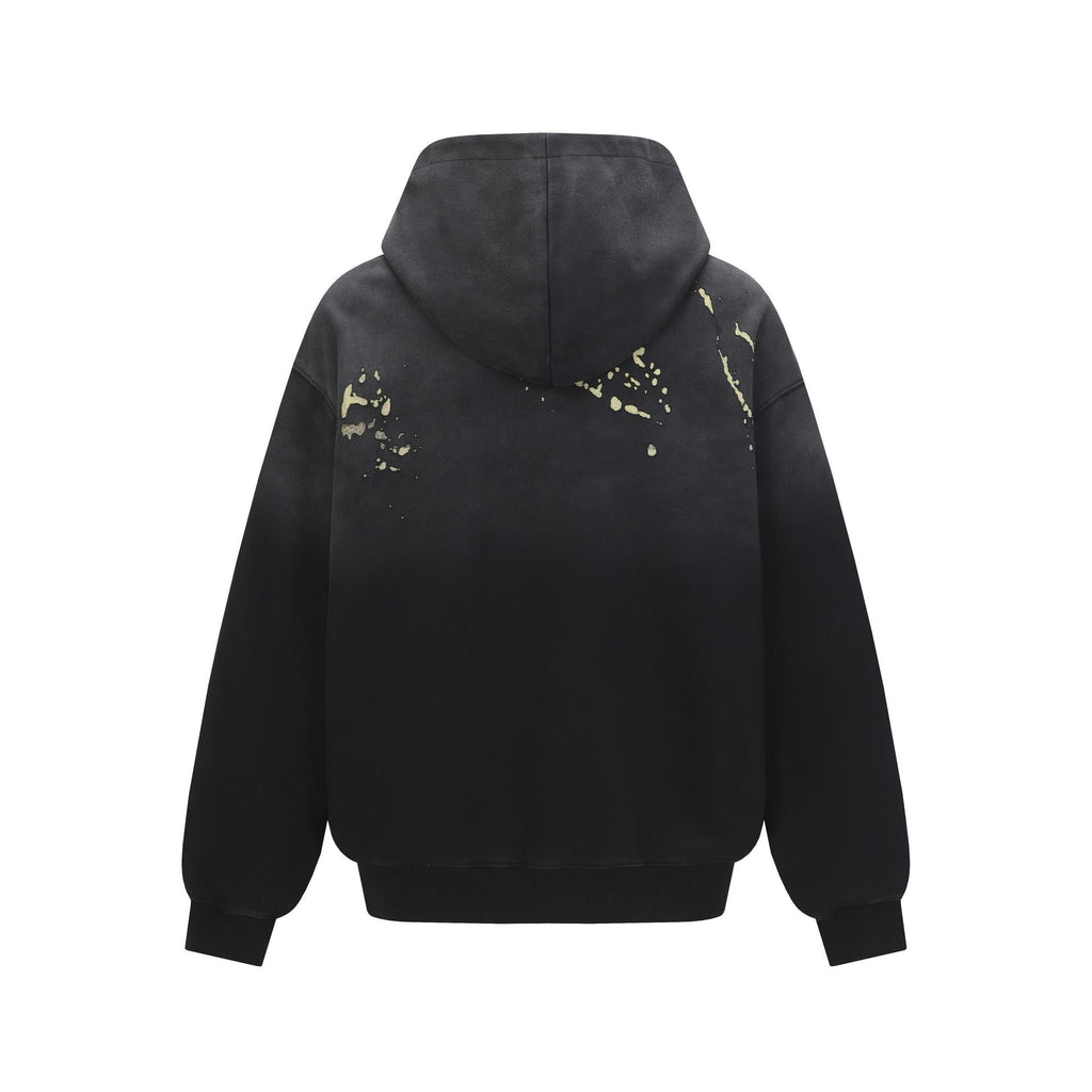 Splashing ink spliced hooded sweatshirt for men and women eprolo