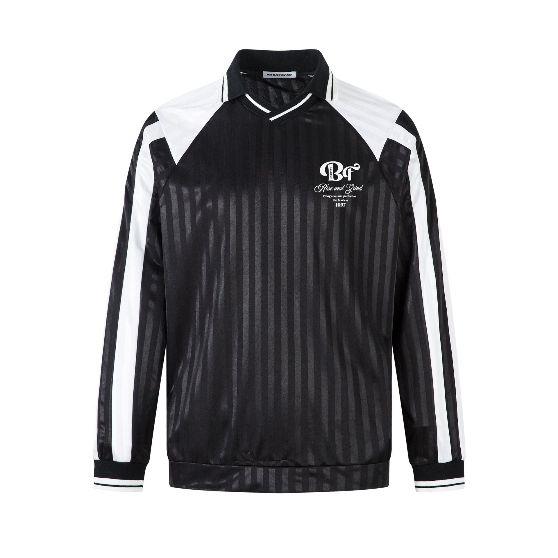 Loose striped T-shirt long sleeved sports shirt for men eprolo