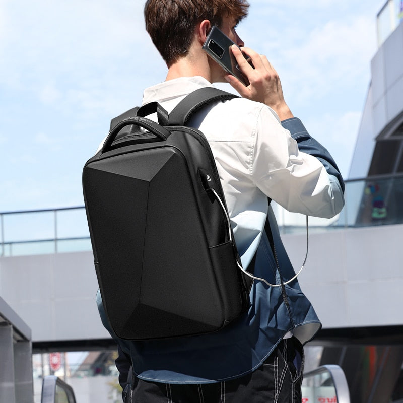 Fenruien Brand Laptop Backpack Anti-theft Waterproof School Backpacks USB Charging Men Business Travel Bag Backpack New Design eprolo