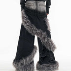Men's PU Two-Piece Jeans LittleYogaSocks