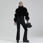 Veloria Winter Ski One-piece Female Windproof Thickening LittleYogaSocks