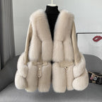 Elevate your winter wardrobe with this sophisticated fur coat, designed for the modern woman Medium Long Young One-piece Coat LittleYogaSocks