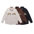 long-sleeve shirt for men autumn loose fit versatile couple's shirt eprolo