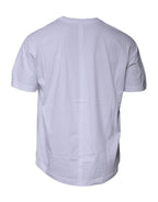 Balenciaga White Logo Cotton Crew Neck Short Sleeves T-shirt Balenciaga