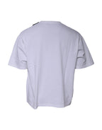 Balenciaga White Logo Cotton Jersey Crew Neck Short Sleeves T-shirt Balenciaga