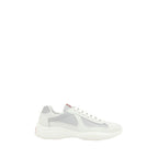 Prada White Polyamide Low Top Sneakers Prada