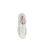 Prada White Polyamide Low Top Sneakers Prada