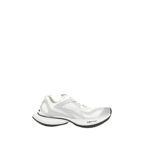 Balenciaga White Polyurethane Athletic Sneakers Balenciaga
