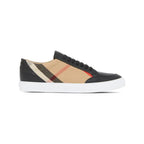 Burberry Black Leather New Salmond Sneakers Burberry