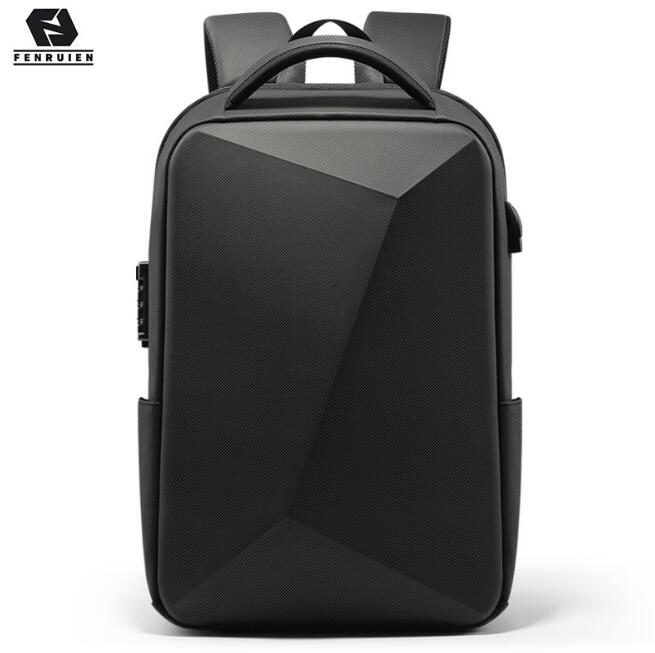 Fenruien Brand Laptop Backpack Anti-theft Waterproof School Backpacks USB Charging Men Business Travel Bag Backpack New Design eprolo